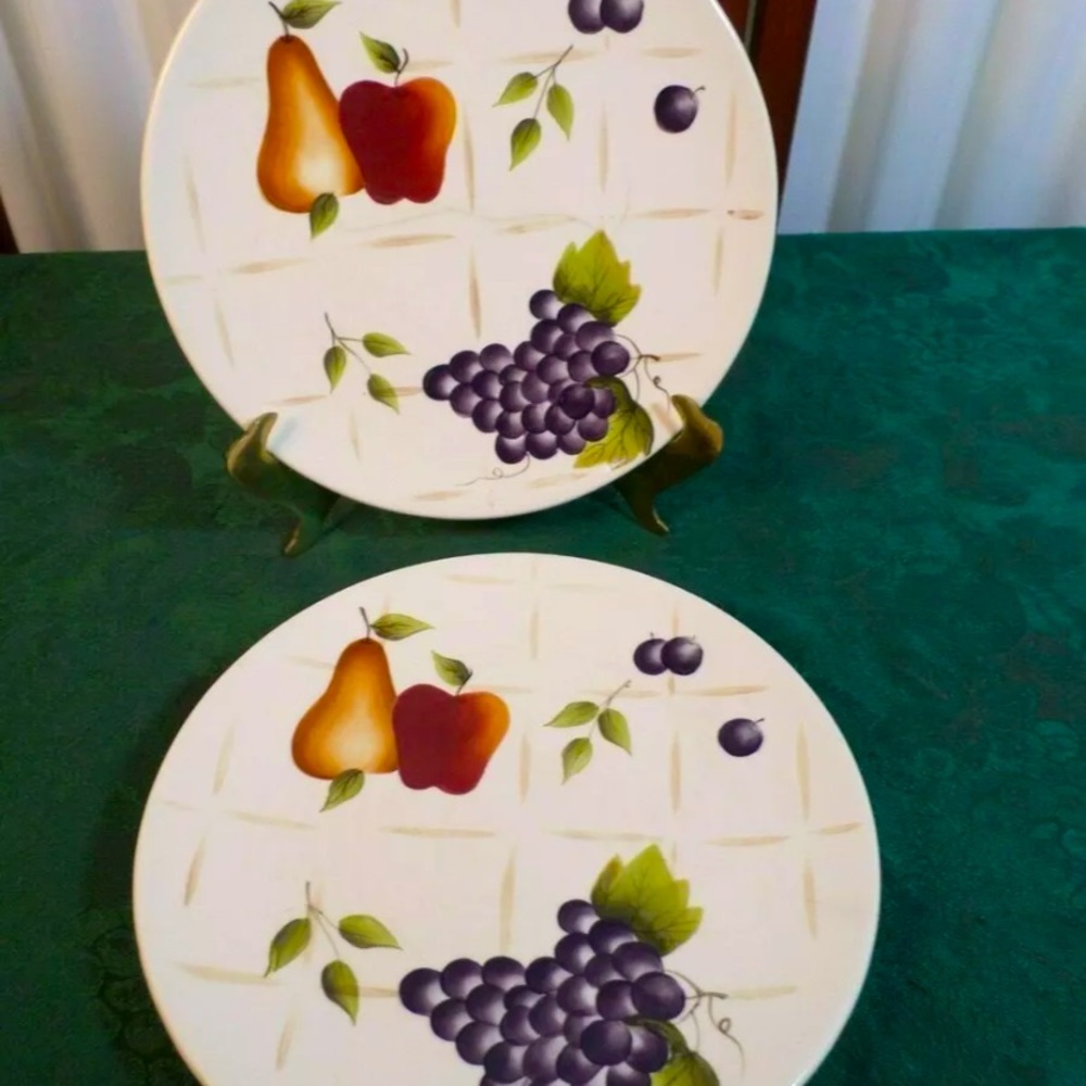 Set of 2 Beautiful Home Interiors Sonoma Villa Fruit Desi